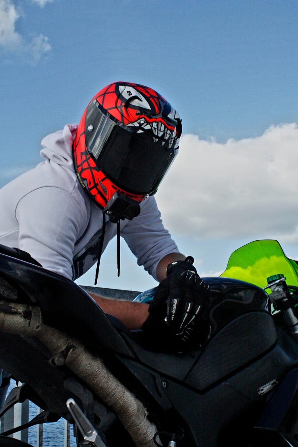 Motocyklista Moto Hordy
